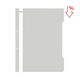 Папка PVC с перфорация сива с пиктограма