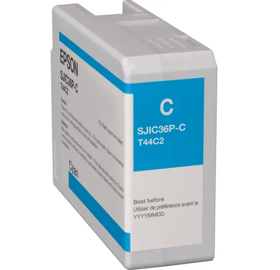 Консуматив Epson SJIC36P(C): Ink cartridge for ColorWorks C6500C6000 (Cyan)