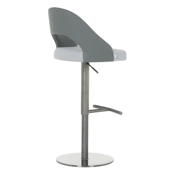 Бар столове КАРИН-снимка отстрани, степенка за крака