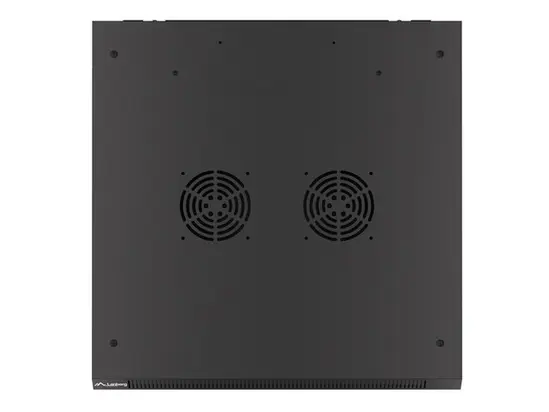 Комуникационен шкаф Lanberg rack cabinet 19' wall-mount 12U600x600 for self-assembly with metal door black (flat pack)