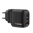 Зарядно устройство Verbatim Mini GaN Charger 70W 3 Port US plug with EU and UK adaptors