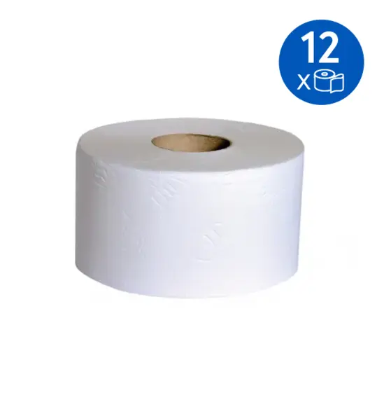 Тоалетна хартия JUMBO ролка 450 гр 3 пл 100% целулоза