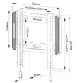 Стойка Neomounts Screen Wall Mount (fixed, ultra thin, VESA 200x200)