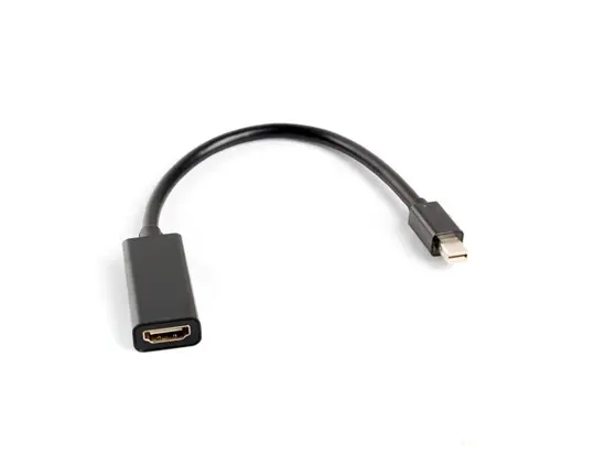 Адаптер Lanberg adapter display port mini (m) - HDMI (f), 20cm cable, black