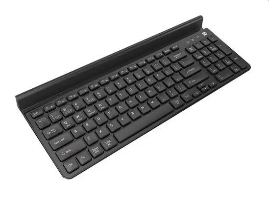 Комплект Natec Keyboard Felimare US Layout Wireless Bluetooth + 2.4 GHz Slim PnoneTablet Holder, Black