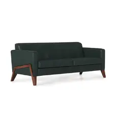 Диван триместен ОКОЛЧИЦА ELN 03- черен, сниман отпред