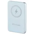 Външна батерия Verbatim MCP-10BE Power Pack 10000 mAh with UBS-C PD 20W  Magnetic Wireless Charging 15W Blue