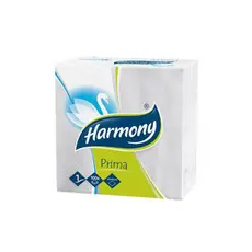 Салфетки Harmony бели, 100 бр.