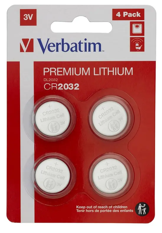 Батерия Verbatim Lithium Battery CR2032 3V 4 Pack