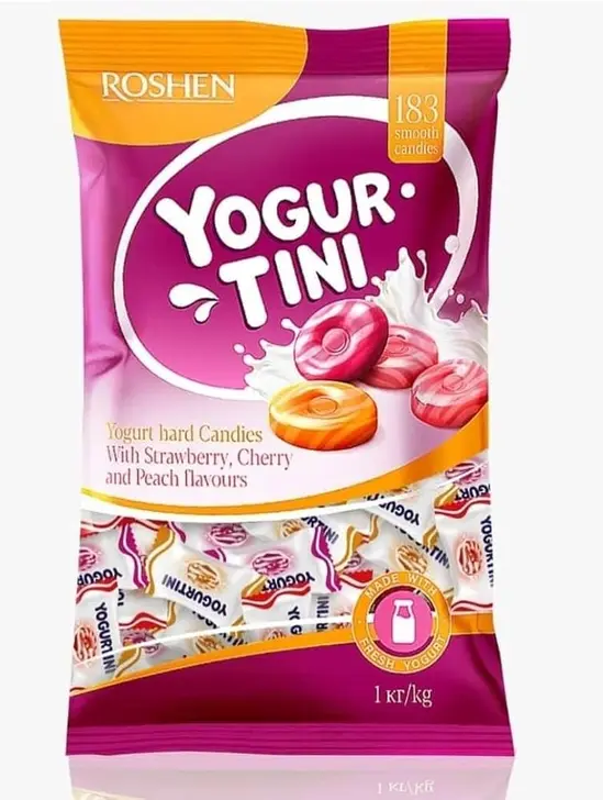 Бонбони Roshen йогуртини 1 кг