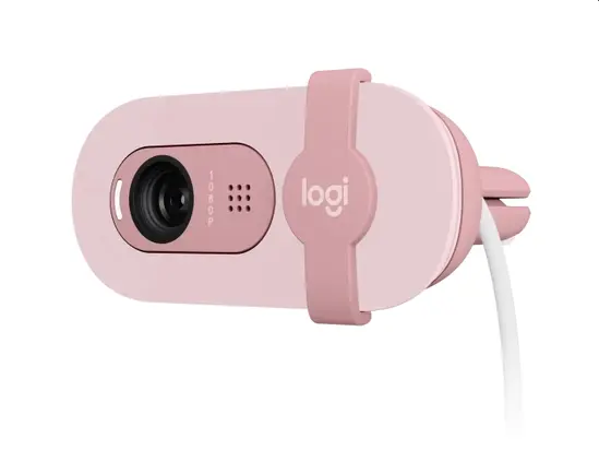Уебкамера Logitech Brio 100 Full HD Webcam - ROSE - USB - NA - EMEA28-935 - WEBCAM