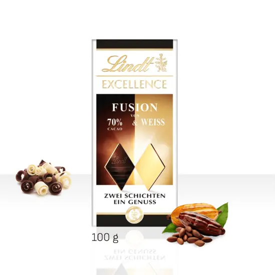 Копирна хартия OIP в КОМПЛЕКТ с шоколад Lindt Excellence Fusion - двоен шоколад