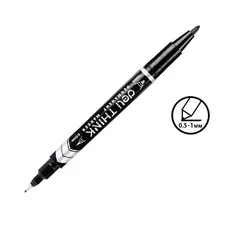 Перманентен маркер Deli двувърх - 0.5 - 1 mm