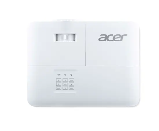 Мултимедиен проектор Acer Projector P1258i, DLP, XGA (1024x768), 4800 ANSI Lumens, 20000:1, 1.3x, 2x HDMI (1.4a), VGA, RCA, Wireless dongle included, Audio inout (3.5mm), VGA out, DC Out (5V1A, USB-A), Speaker 10W, Bluelight Shield, 2.8kg, Bag, 3Y, Whit