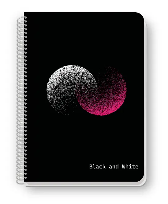 Тетрадка със спирала А5  Exclusive dots 120 л PP корица