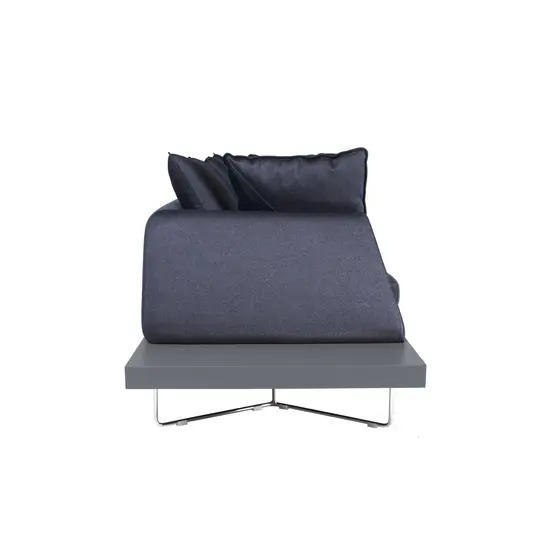 Триместен диван ОБОРИЩЕ SDN 03 - сниман отдясно, син цвят