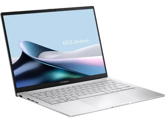 Лаптоп Asus Zenbook UX3405CA-ST787X, Intel Ultra 9 285H 2.9 GHz (24MB Cache, up to 5.4 GHz, 16 cores, 16 Threads), 14.0 OLED WQXGA+(WQ+) 2880X1800 16:10 Bend+500nits Glare , 120 Hz, LPDDR5X 32GB ( on board ),1TB  SSD G4, Windows 11 Pro,Foggy Silver
