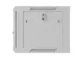 Комуникационен шкаф Lanberg rack cabinet 19' wall-mount 6U600x450 with perforated door grey (flat pack)