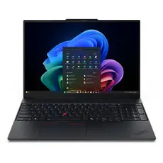 Лаптоп Lenovo ThinkPad E16 G4, Intel Core Ultra 7 355 (up to 3.50GHz, 12MB), 16" WUXGA, 32GB, 1TB SSD, Intel Graphics, BT 5.4,Wi-Fi 7 2x2 BE, Wired Ethernet, FPR, 1080PFHD Hybrid, 4 Cell, 65W, DOS, 3YR Onsite
