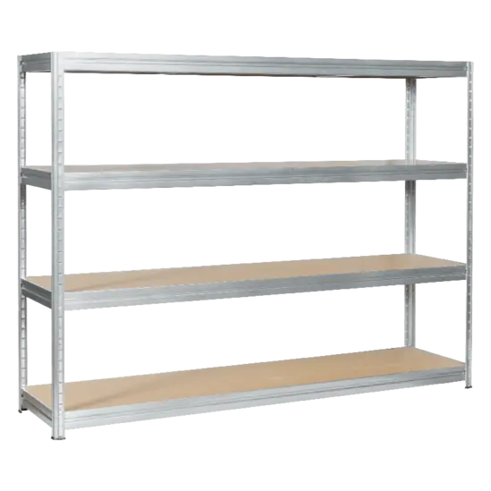 Метален стелаж BTL цинк 177x240x45см 450кг рафт