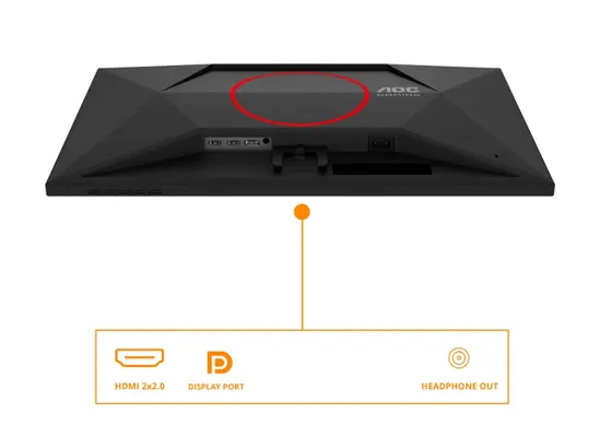 Монитор AOC 27G4ZRE, 27" Fast IPS WLED, 1920x1080@260Hz (OC, Native 240Hz), 1ms GtG, 0.3ms MPRT, 300cd m/2, 1000:1, Adaptive Sync, FlickerFree, Anti Blue Light, Tilt, 2xHDMI, DP