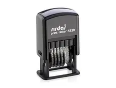 Номератор ръчен h=4мм 6 цифри