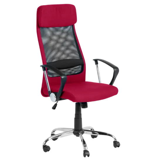 Директорски стол БРАТАН- сниман отпред, цвят бордо