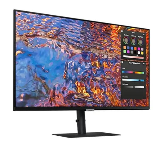 Монитор Samsung 32B800 32" IPS LED, 60 Hz, 5 ms GTG, 3840x2160, 300 cd/m2, Flicker Free, PBP, PIP, USB-C 90W, 3xUSB 3.0, Display Port 1.4, 2xHDMI 2.2, Black + Logitech MK250 - Graphite - USINTL