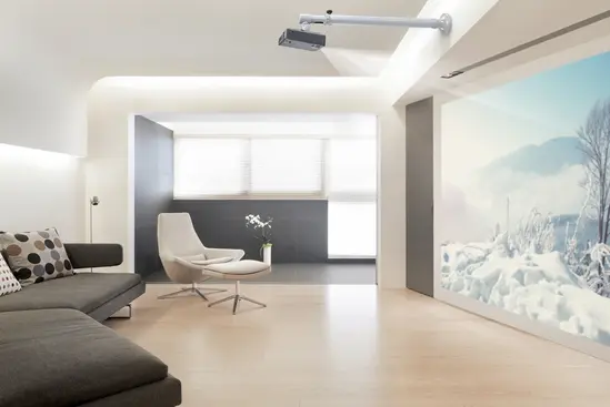 Стойка NewStar Projector Wall Mount (length: 79-129 cm = short throw), silver