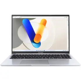 Лаптоп Asus Vivobook X1605VA-SH2557, Intel Core 9  270H 2.7 GHz (24MB Cache, up to 5.8 GHz, 14 cores, 20 Threads),16.0  WUXGA(WU) 1920X1200 16:10 300nits Glare,24GB DDR5 (8 GB on BD),1TB SSD,Backlit Keyboard , No OS,Cool Silver