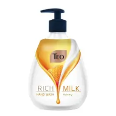 Течен сапун ТЕО Milk Rich Honey  помпа, жълт 400 мл