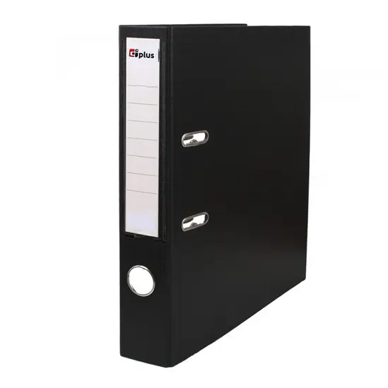 Класьор 8 см OIPlus мет.кант черен