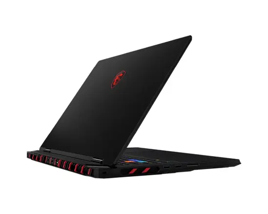 Лаптоп MSI Raider A18 HX A9WJG, NVIDIA GeForce RTX 5090 24GB GDDR7 1824 AI TOPS, AMD Ryzen 9 9955HX3D (16C32T Up to 5.4 GHz, 128 MB L3), 18' 16:10 UHD+ (3840x2400) MiniLED, 120Hz, 64GB DDR5 2x32 Up to DDR5-5600, 2TB PCIe Gen4 SSD, Wi-Fi 7, Windows 11 Hom