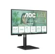 Монитор AOC 24P4U, 23.8" IPS WLED, 1920x1080@120Hz, 4ms GtG, 300cd m/2, 1500:1, 20M:1, Adaptive Sync, Anti Blue Light, FlickerFree, 2Wx2, Tilt, Height Adjust, Pivot, Swivel, D-SUB, HDMI, DP, USB hub