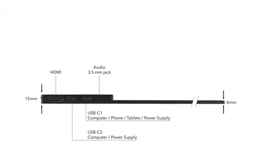 Монитор Verbatim PMT-17-4K Portable Touchscreen Monitor 17.3" 4K Ultra HD Metal Housing