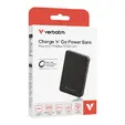 Външна батерия Verbatim Charge 'n' Go Essentials Power Bank Magnetic Wireless 10000mAh Black