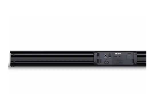 Аудио система Sharp Soundbar HT-SBW110, SLIM 180W 2.1 Wired Subwoofer, HDMI & BLUETOOTH, wireless music streaming, HDMI ARCCEC, 3.5mm Aux-in, Digital Optical Audio Input, Matt black