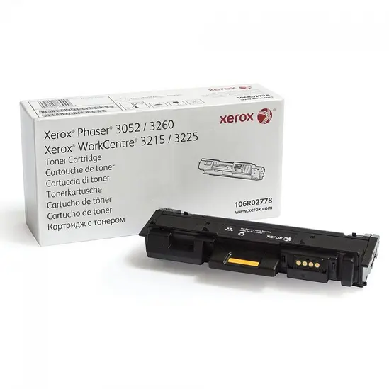 Консуматив Xerox Phaser 3052, 3260 WorkCentre 3215, 3225 (3000 Pages) Toner Cartridge, Black