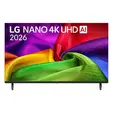 Телевизор LG 43NU800B3LC 43" 4K HDR UHD, 3840x2160, DVB-T2/C/S2, AI Alpha 7, HDR 10, webOS 26, ThinQ AI, VRR, ALLM, HGiG, WiFi, Clear Voice, 4K Super Upscaling, Bluetooth 5.3, Hdmi e-ARC , CI, LAN, AirPlay2, AI Sound Pro, Google Cast, 2 Pole stand, Black