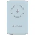Външна батерия Verbatim MCP-10BE Power Pack 10000 mAh with UBS-C PD 20W  Magnetic Wireless Charging 15W Blue