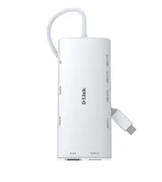 USB хъб D-Link 10-in-1 USB-C Hub