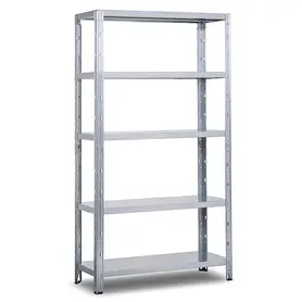 Метален стелаж FRT поцинкован 100х40х188 см 65 кграфт- 5 рафта