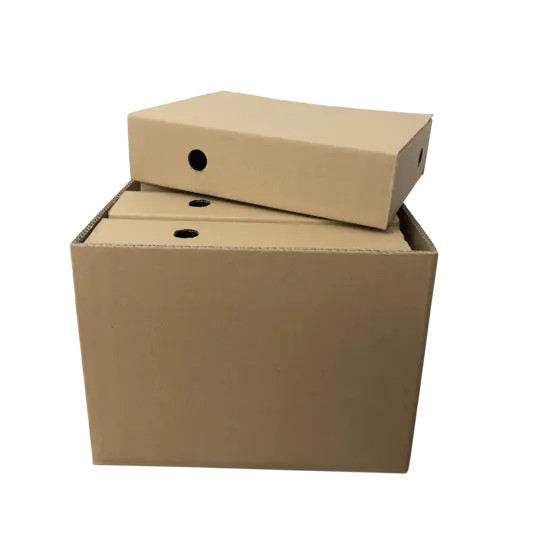 Кашон кафяв пет пласта с капак