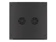 Комуникационен шкаф Lanberg rack cabinet 19' wall-mount 6U600x600 for self-assembly with metal door black (flat pack)