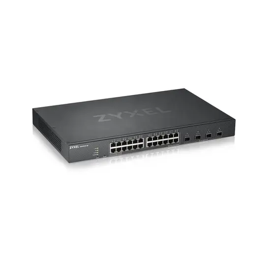 Комутатор ZyXEL XGS1935-28, 28 Port Smart Managed Switch, 24x Gigabit Copper and 4x 10G SFP+, hybrid mode, standalone or NebulaFlex Cloud
