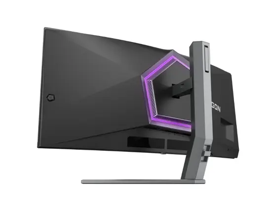 Монитор AOC AG346UCD, 34" Curved 1800R QD-OLED, 3440x1440@175Hz, 0.03msGtG, 1000 cd/m2, 1.5M:1, 80M:1DCR, Adaptive Sync, FlickerFree, Low Blue Light, 8Wx2, Tilt, Height Adjust, Swivel, 2xHDMI, DP, USB hub