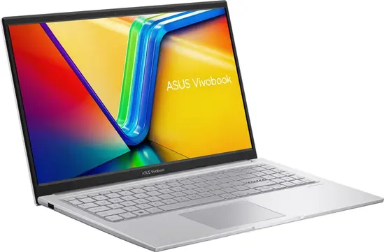 Лаптоп Asus Vivobook X1504VA-BQ5639NA,Intel Core 3 100U 1.2 GHz (10MB Cache, up to 4.7 GHz, 6 cores, 8 Threads), 15.6" FHD,(1920x1080),8GB DDR5 , SSD 256GB, Chiclet Keyboard with Num-key,No OS, Cool Silver,US, no adapter