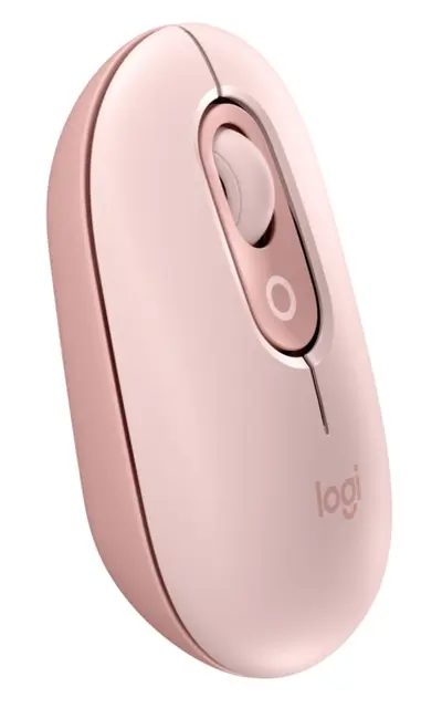 Мишка Logitech POP Mouse with emoji -  ROSE - BT - NA - EMEA28i-935 - FY25,TERRA