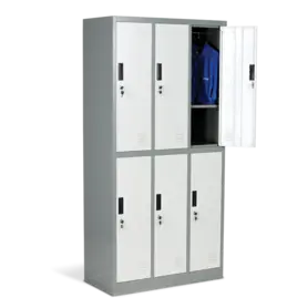 Метален гардероб BTL KL- с 6 отделения