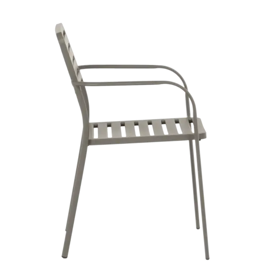 Градински стол ЛАЗУР-сниман отстрани